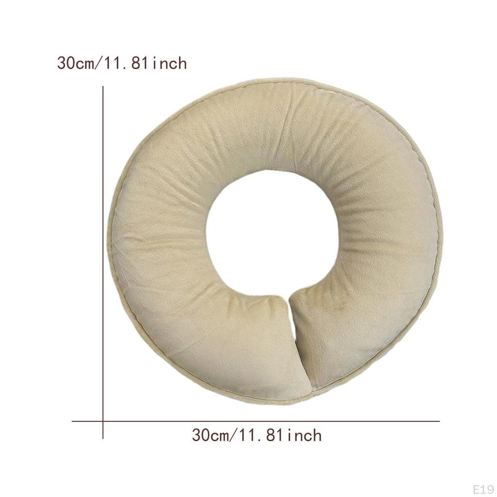 Face Down Pillow Breathable Headrest Massage Bed Comfort Memory Foam U Shape Neck