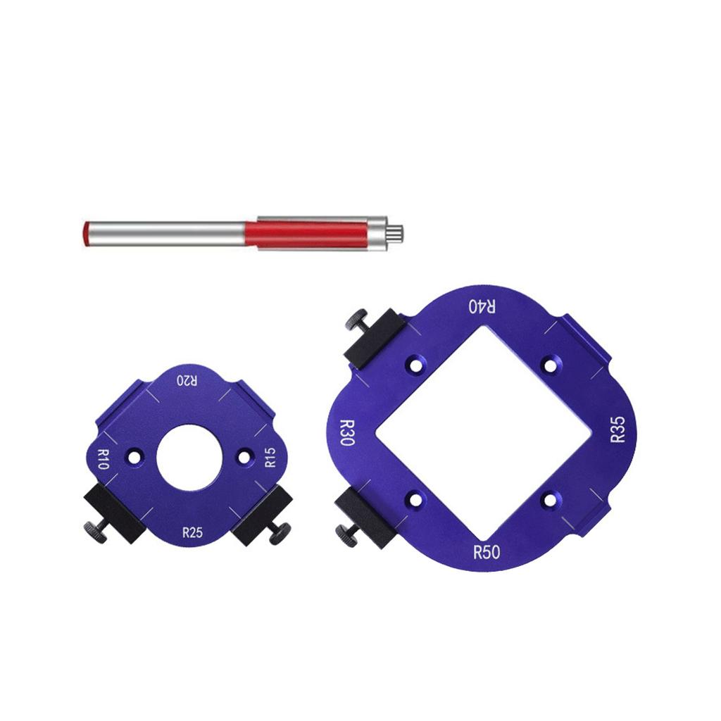 Шаблон радиуса угла фрезера, Шаблон радиуса фрезера, Алюминиевые шаблоны для фрезера для деревообработки, Угловые приспособления для фрезера