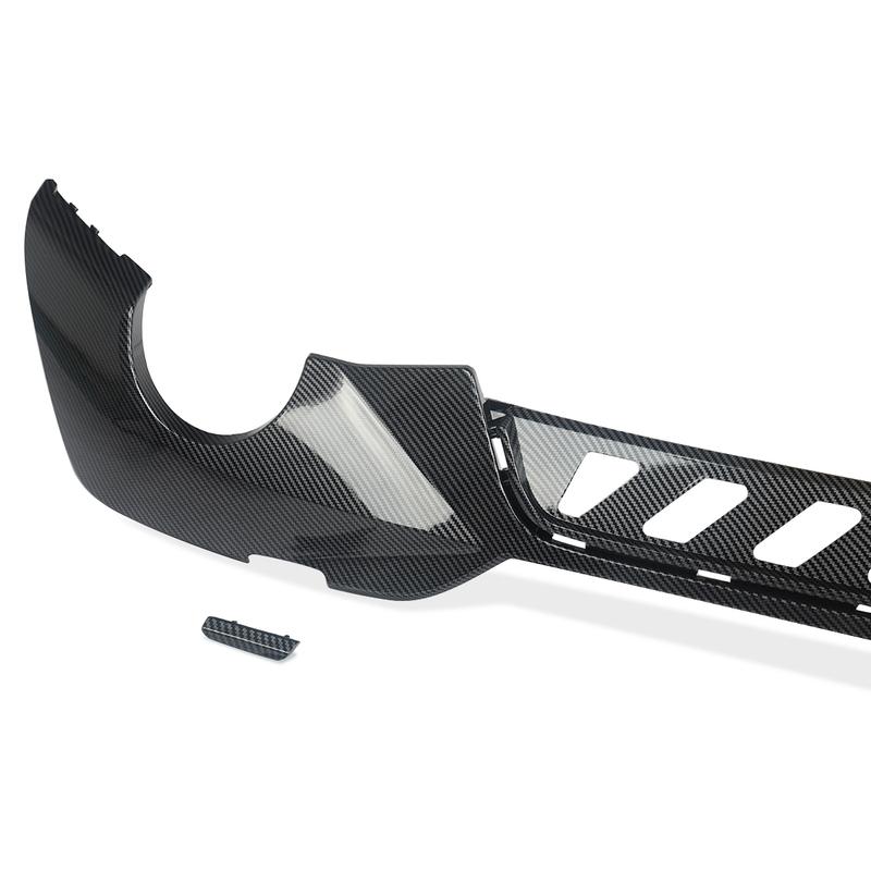Car Rear Bumper Lip Spoiler Trim Splitter Diffuser For BMW 3 Series G20 G28 M Sport 2019-2020 Double-Single Round Out