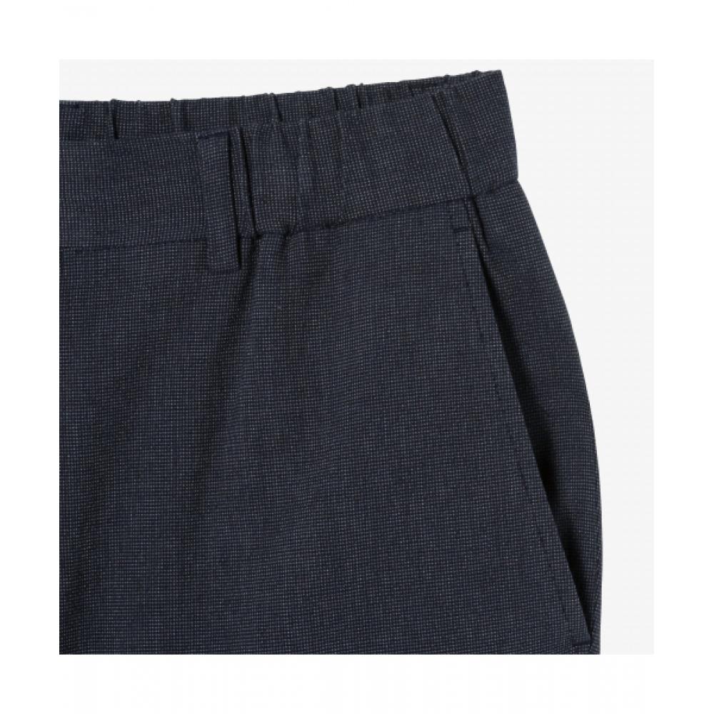 Lacoste Мужские брюки-чиносы с микро-узором [темно-синий]