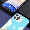 Cute Peach Goma Cat Phone Case For iPhone 17 Air 16 15 Pro Max 14 Plus 13 Mini 12 11 Cover 7 8 SE Silicone Shell Print Fundas 17