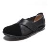 Orthopedic PU Leather Loafers Soft Sole Casual Flats Shoes For Women Students Plus Size
