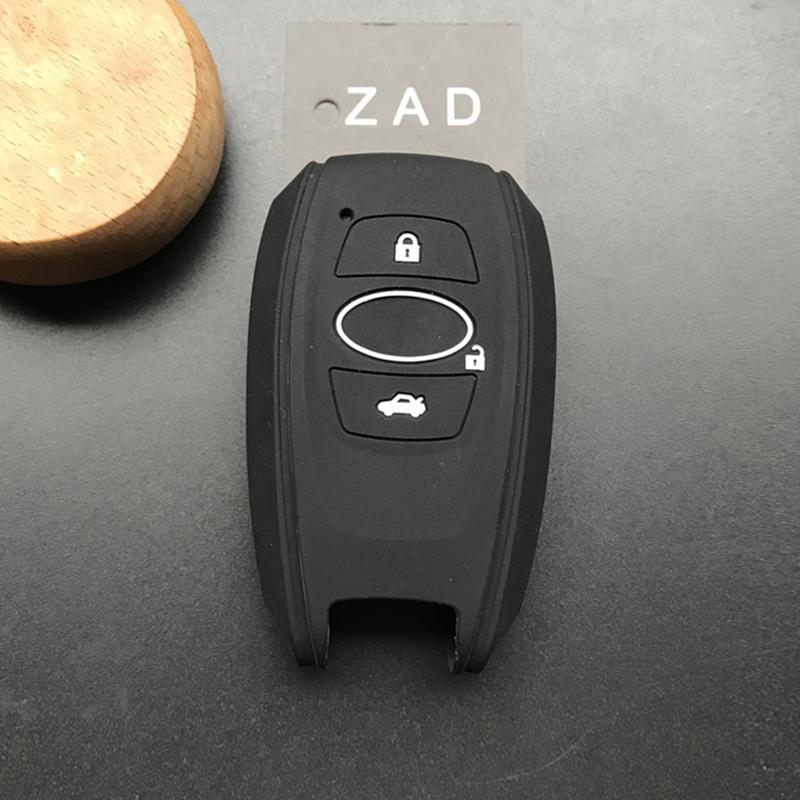 ZAD 3-кнопочный силиконовый чехол-брелок для автомобильного ключа набор для subaru Legacy impreza forester xv trezia BRZ wrx levorg outback