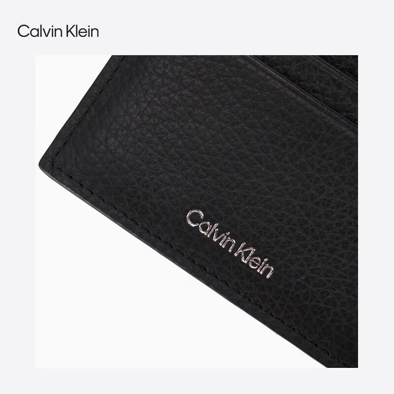 Calvin Klein Мужской держатель для карт из кожи с фактурой гальки