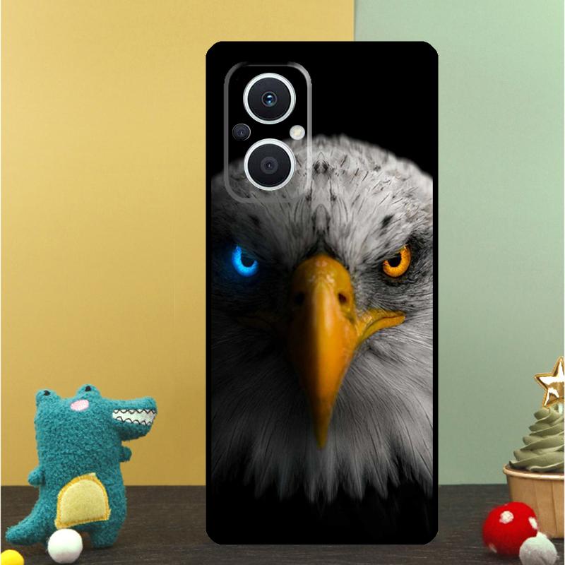 Чехол с животными Лев Волк Тигр Орел для OPPO Reno 15F 13F 14F 12 11 F 10 14 15 Pro 7 8 Lite OPPO Find X9 X8 X6 X5 Pro