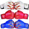 Boxing Gloves LangRay Punching Gloves Training Training Special Training Breathable Martial Arts Karate Kids PU Leather Children's Parent-Child (Blue,