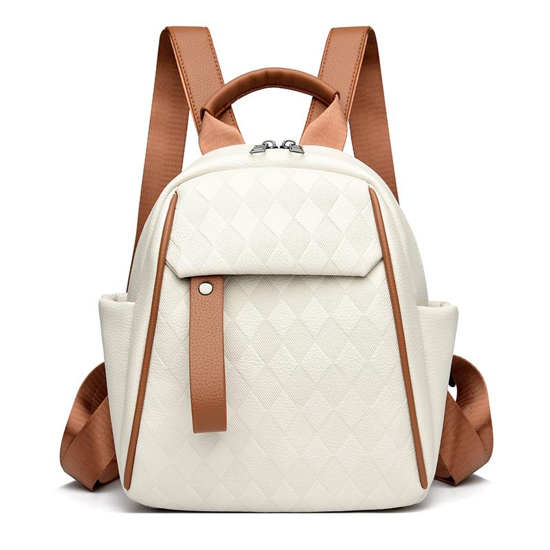 Рюкзак женский контрастный цвет дорожная сумка многофункциональная сумка через плечо