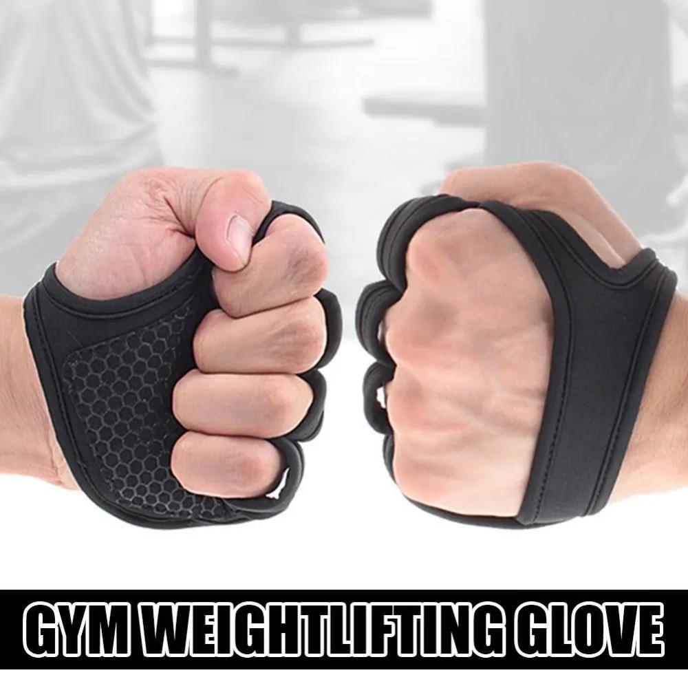 Wrist Support Gym Gloves Sturdy Half Finger Gloves New Weightlifting Supply  Body Building
