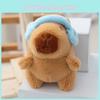 Plush Toy Capybara Keychain Backpack Charm Stress Relief Gift For Kids Teens