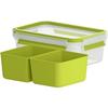 Tefal Storage Container Lunch Box 550mL Airtight Packing Integrated Structure "Master Seal To Go Lunch Box" with Dividers 30 Year Warranty N10724