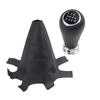 6 Speed Gear Shift Knob Shifter Gaiter Boot Cover Case For Honda CRV CR-V MK3 2006 2007 2008 2009 2010 2011 2012