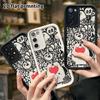 Phone Case: 2D Flat Samsung Galaxy A34 A35 M05 M06 S20 S22 S21 FE Plus 5G Protective Case, Heart Face-Covering Little Bunny, Christmas and Halloween G