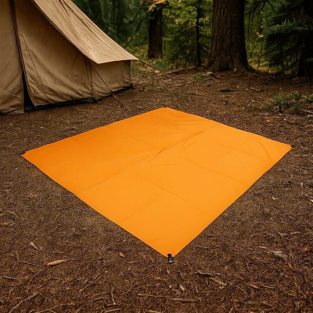 Oxford Cloth Camping Floor Tarp PU Coating Portable Pocket Picnic Mat Grassland
