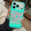 Розово-белый чехол с бантиком для iPhone 17 с управляемой звуком вспышкой при звонке для Apple 16
