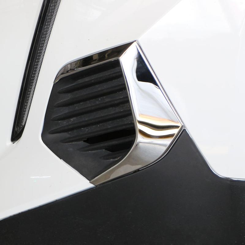Для Peugeot 2008 E2008 Накладка на противотуманную фару Передняя декоративная рамка крышки противотуманной фары Стикер
