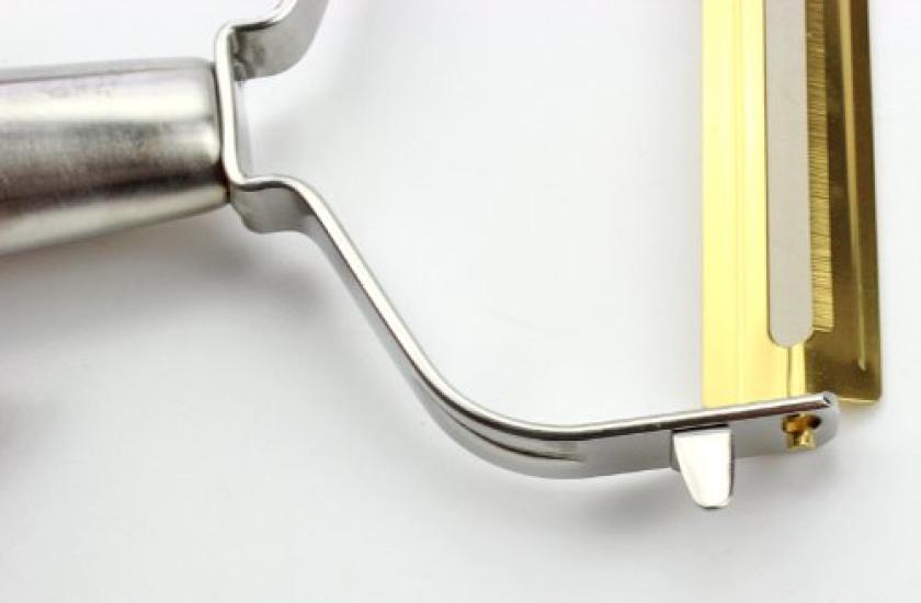 Жемчужный Металл Широкий Лезвие Натуральный Титан Сделано в Овощечистка, С Покрытием, Япония, C-516