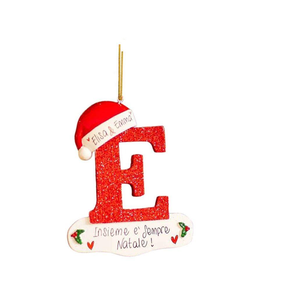Xmas Christmas Tree 26 Letter Pendant Cartoon Christmas Tree Hanging Decor   Car Decorations