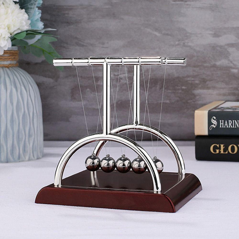 Decoration School Teaching Supplies Balance Ball Model Cradle Balance Steel Balls Physics Science