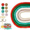 Diy Soft Pottery Bracelet Christmas Series Set Necklace With Jewelry Material Bag Accessories Loose Beads
