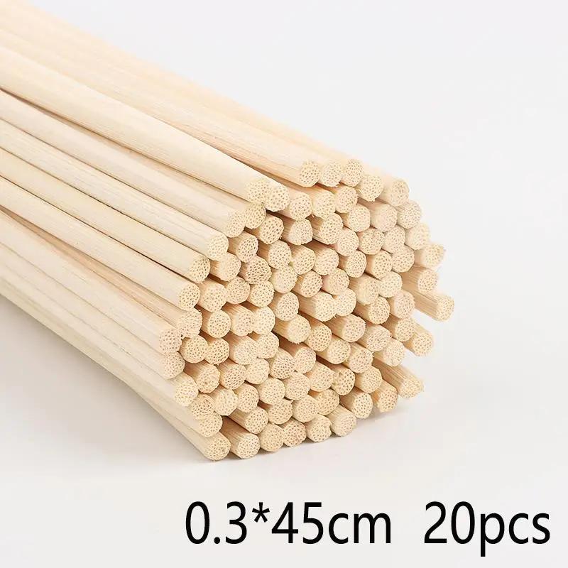10/20/50 шт. Натуральные Деревянные Палочки для DIY Ручной Работы Extra Thick Ротанговые Палочки для Ароматерапии Диффузора Столярные Ротанговые Палочки