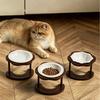 Detachable Elevated Cat Water Bowl Anti Slip Raised Dog Food Bowl Ceramic Cat Bowl  Pet Supplies