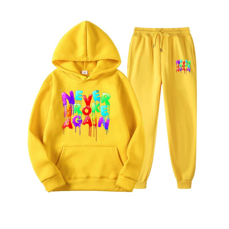 Рэпер YoungBoy Never Broke Again, толстовки, костюм, мужская толстовка в стиле Харадзюку, женская уличная одежда, корейский комплект пуловера с капюшоном