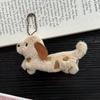5pcs Harajuku Women Sweet Cute Lovely Dogs Backpack Keychain Cartoon Plush Doll Puppy Pendant Keyring Bag Decoration Girls Gift