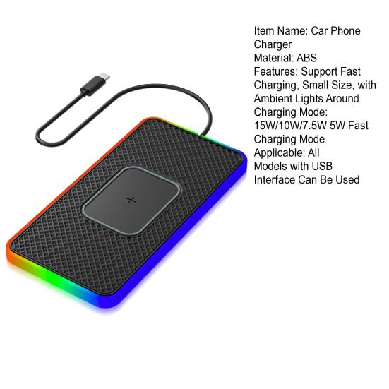 Компактное автомобильное зарядное устройство для телефона, быстрая зарядка, беспроводная эффективная идеальная установка, легкое автомобильное зарядное устройство для телефона