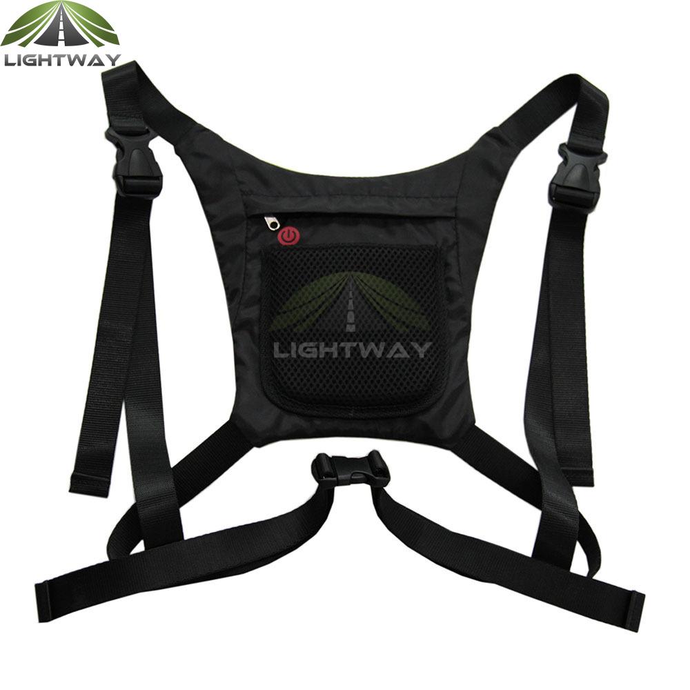 Led Light Reflective Safety Vest Turn signal Bicycle Reflective Warning Vests with Remote Controller