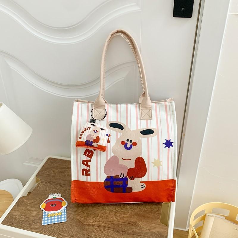 Холщовая сумка для ланча с рисунком кошки-динозавра, легкая, для школы и детского сада