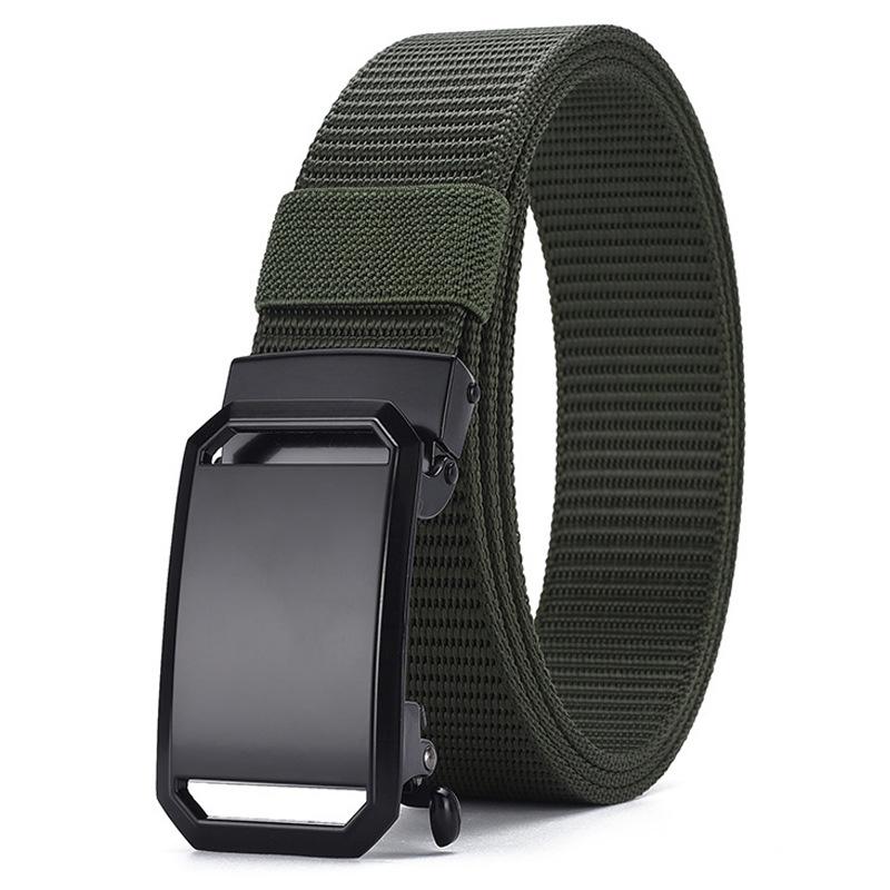 Men'S Imitation Nylon Belt Outdoor Sports Multi-Functional Military Training Tactical Belt