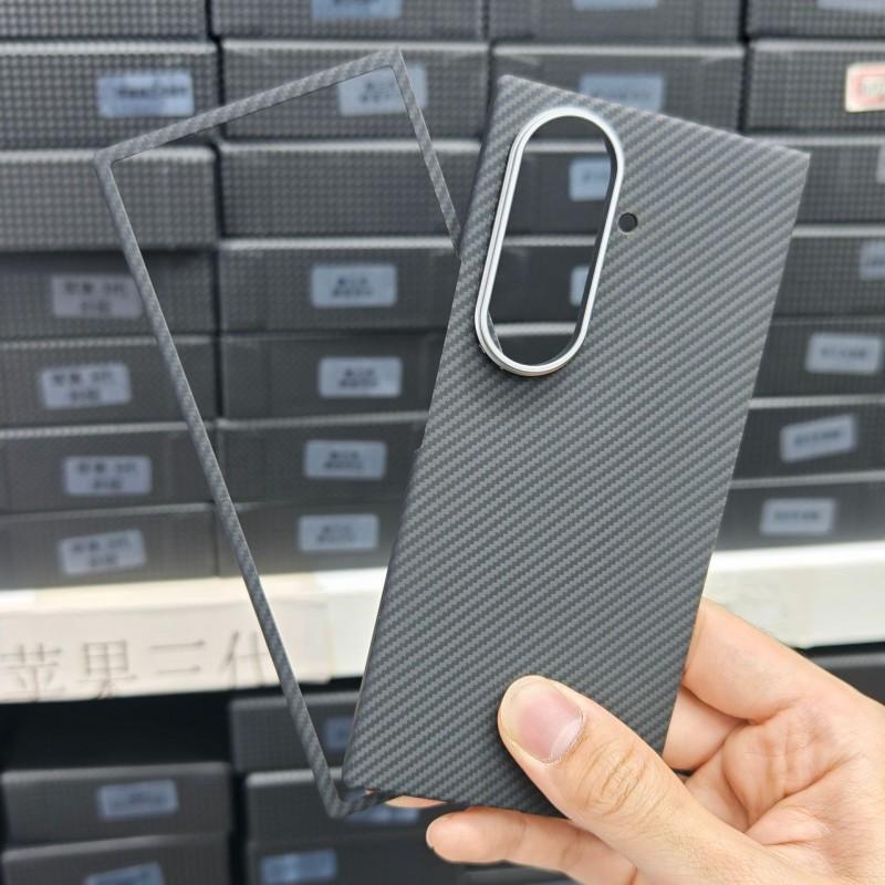 ZFold7 Case Aramid Fiber Foldable Phone Cover Magnetic Shockproof Protector