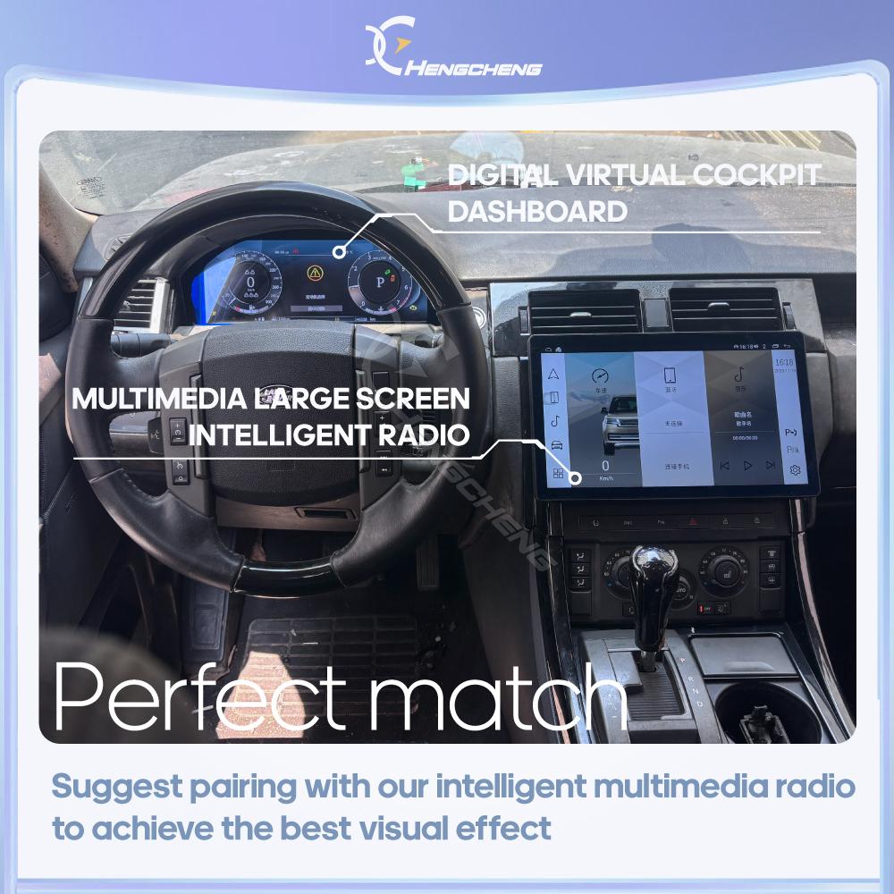 Для Land Rover Range Rover Sport 2005-2009 Discovery 3 2004-2009 Цифровая приборная панель Carplay Кокпит Виртуальный прибор