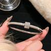 New High-end, Slim-waist Titanium Steel Bracelet, Fashionable, Starry and Luxurious