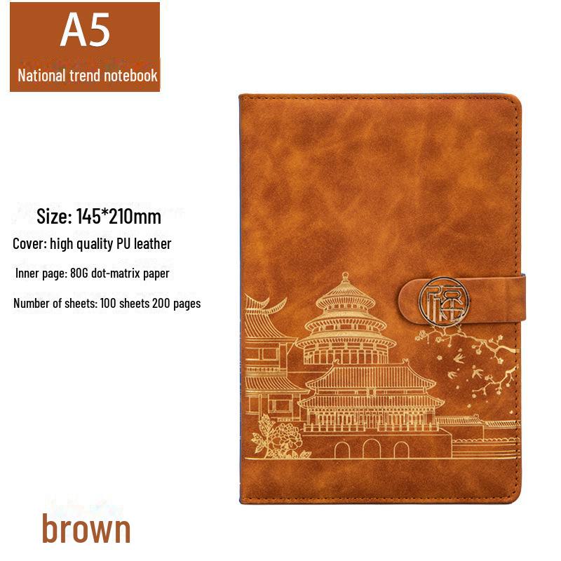 Набор блокнотов National Trend формата А5: Ретро-блокнот для деловых, офисных и творческих встреч - в комплекте подарочная коробка