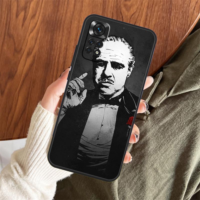 Чехол для Xiaomi Redmi Note 14 13 12 11 10 9 15 Pro Plus Redmi 15 15C 13 10C 12C 13C 14C с изображением из фильма «Крестный отец» Итальянская мафия