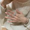 Open Ring Vintage Starry Artdeco Medieval Style Antique European Manor Diamond Ring Fashion Jewelry