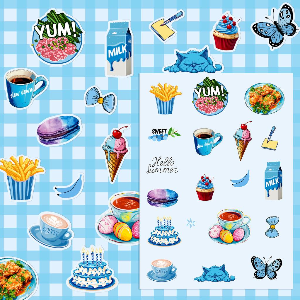 8 Фото/набор Соль Инс Макарон Цвет Пазл Наклейки Мороженое Медведь Простая DIY Ручная Открытка