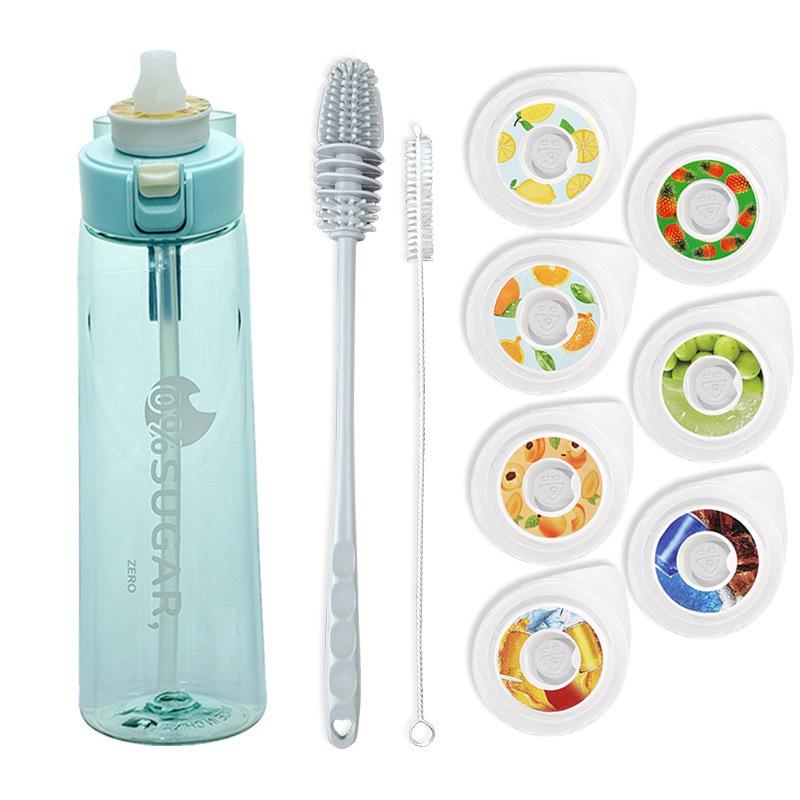 650ML Outdoor Sports Water Cup with Multi-Flavor Scented Tritan Plastic