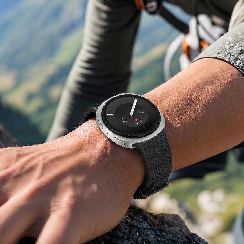 Гибридный силиконовый и нейлоновый ремешок для часов Samsung Galaxy Watch 9 8 Новый прочный дышащий мягкий сменный ремешок Водонепроницаемый Спортивный