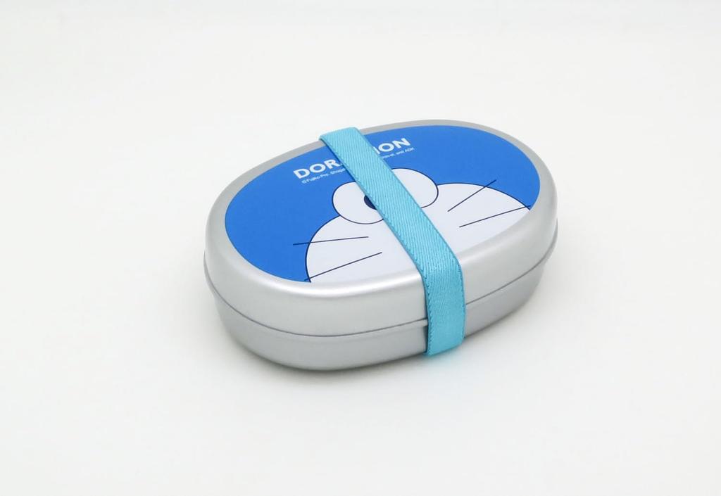 OSK Алюминиевый Ланч Ланч с Сделано в Детской Коробке, Средний, 350 мл, Дораэмон, Ремень, Разделитель, Япония, AL-5