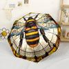 Bee Magic Garden Outdoor Automatic Umbrella with 8-Rib Durable Plastic & Iron Durable Everyday Carry Umbrella Stylish Accessory Stylish Gift for Women