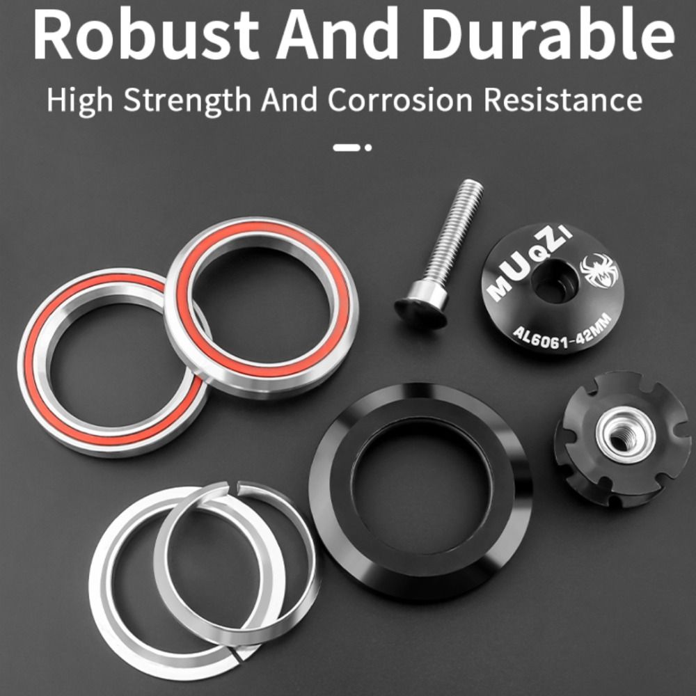 1 1/8 Threadless Double Bearing Headset 28.6mm Straight Fork Semi-Integrated Headset MTB