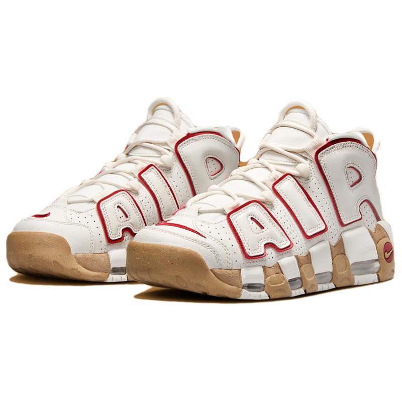 Nike Air More Uptempo Phantom Gym Red Gum Женские Винтажные Баскетбольные DV1137-002