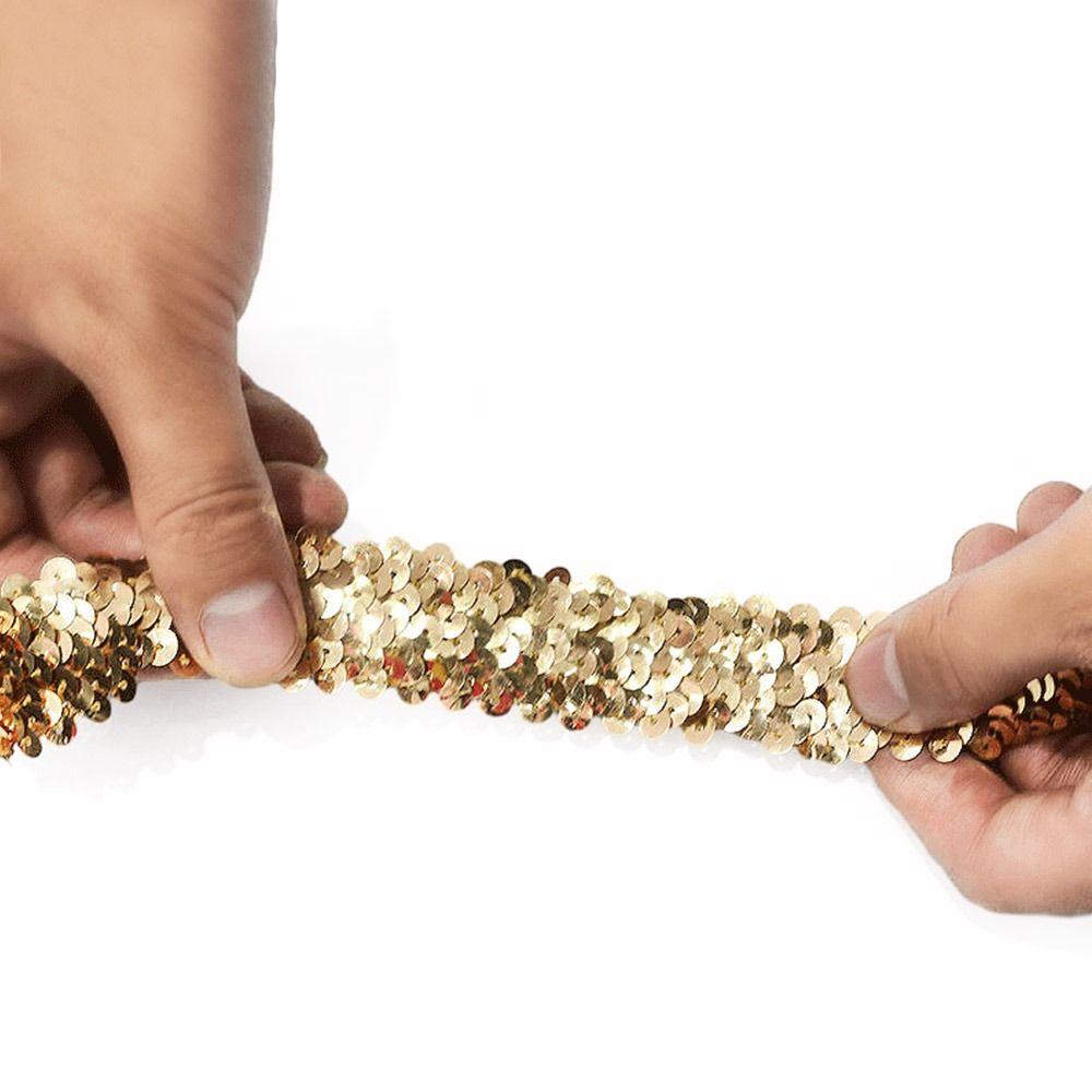 4,8 см/1 м Эластичный Ручной Декор Блестками Аксессуары для Танцевального Костюма DIY Материалы для Шитья Ювелирные Изделия