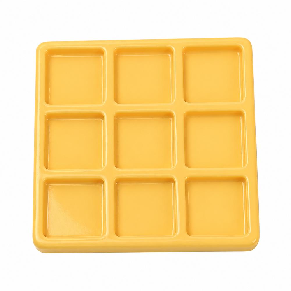 5Pcs Compact Size Nail Art Palette Multifunction Nail Art Mixing Board for Painting and Blending