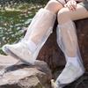 YOUAO Утолщенные Белые Высокие Одноразовые Чехлы для Дождевой Обуви