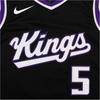 Nike NBA City Edition Sacramento Kings Fox No. 5 Digital Jersey 2021-2022 Unisex Jersey Black DX8621-010