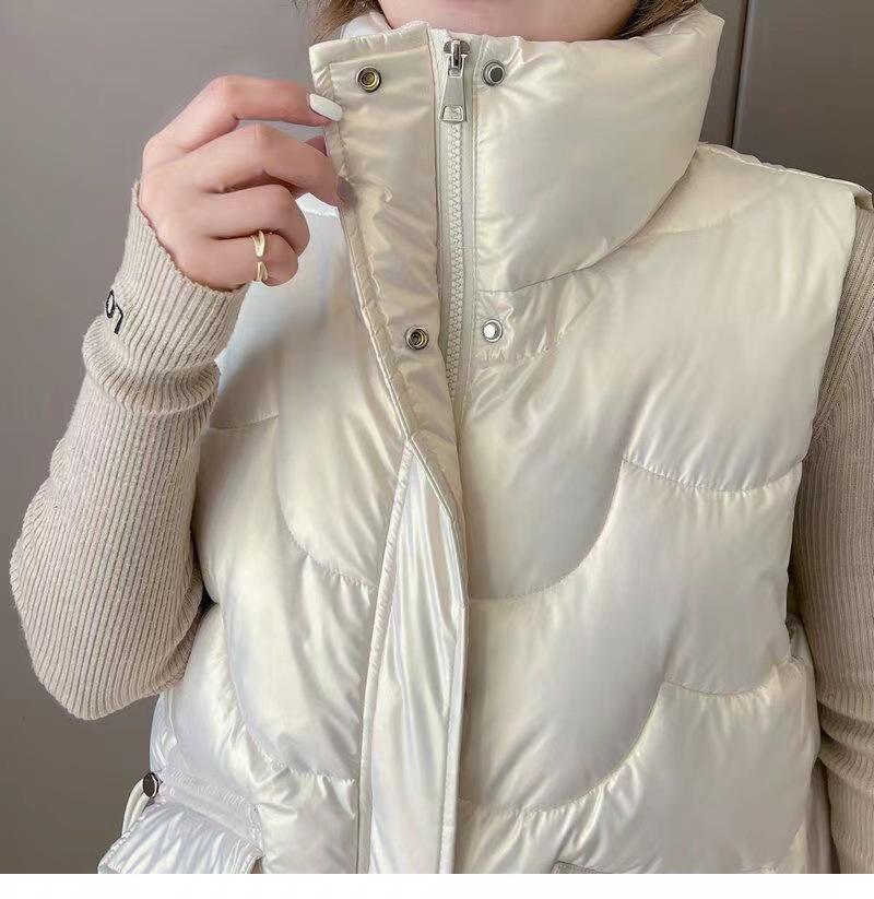 Женский стильный пуховый жилет Осень/Зима 2024 - Не требующий стирки, Защищающий от холода, Модный жилет.