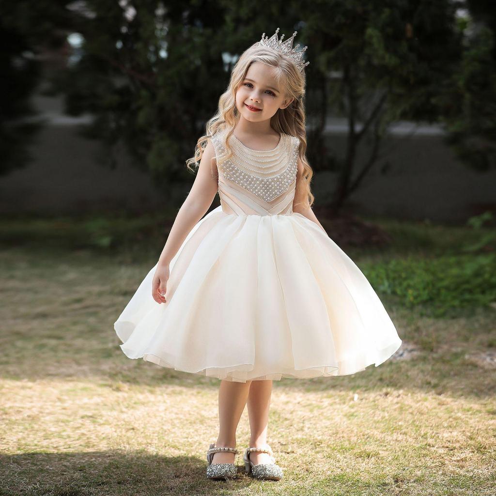 Baby Girls Princess Dress Toddler Christening Gown Kids Christmas Party Costume Infant 1st Year Birthday Baptism Dresses Clothes